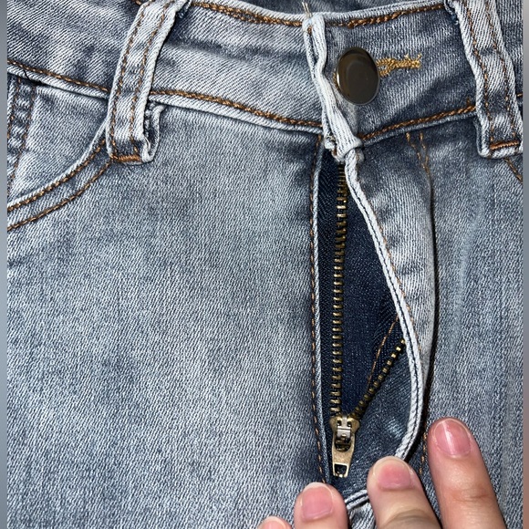 Stretchy Jean Skirt - Picture 4 of 5